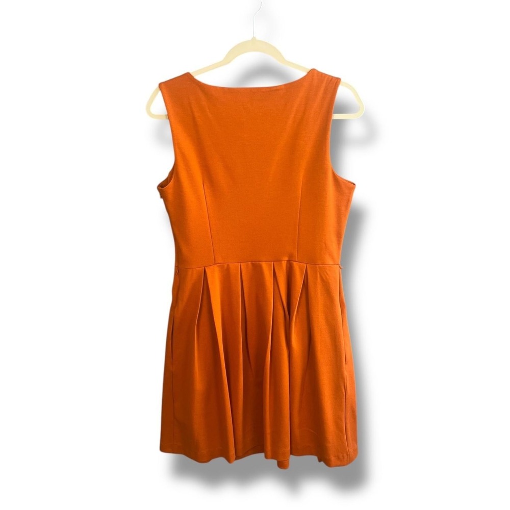 Tommy Hilfiger Skater Dress Medium Orange - Picture 3 of 9